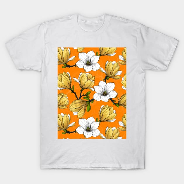 Magnolia garden in yellow T-Shirt by katerinamk